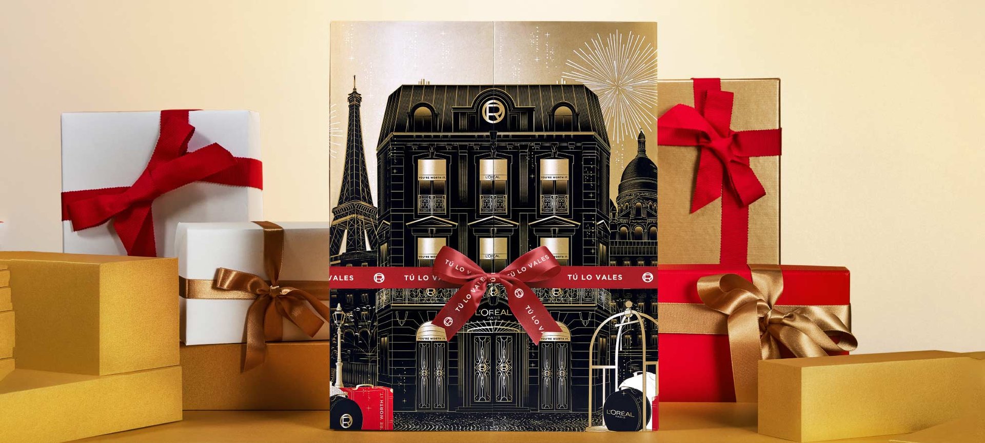 OAP MAKEUP CALENDARIO DE ADVIENTO MULTIPRODUCTO 25 CARRUSEL CAJA HORIZONTAL MX