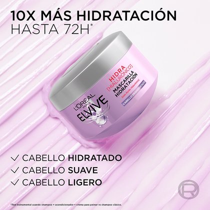 L'Oréal Paris shampoo Hidra Hilaurónico de Elvive ingrediente