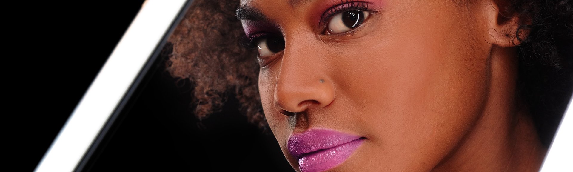 Maquillaje Morado Loreal