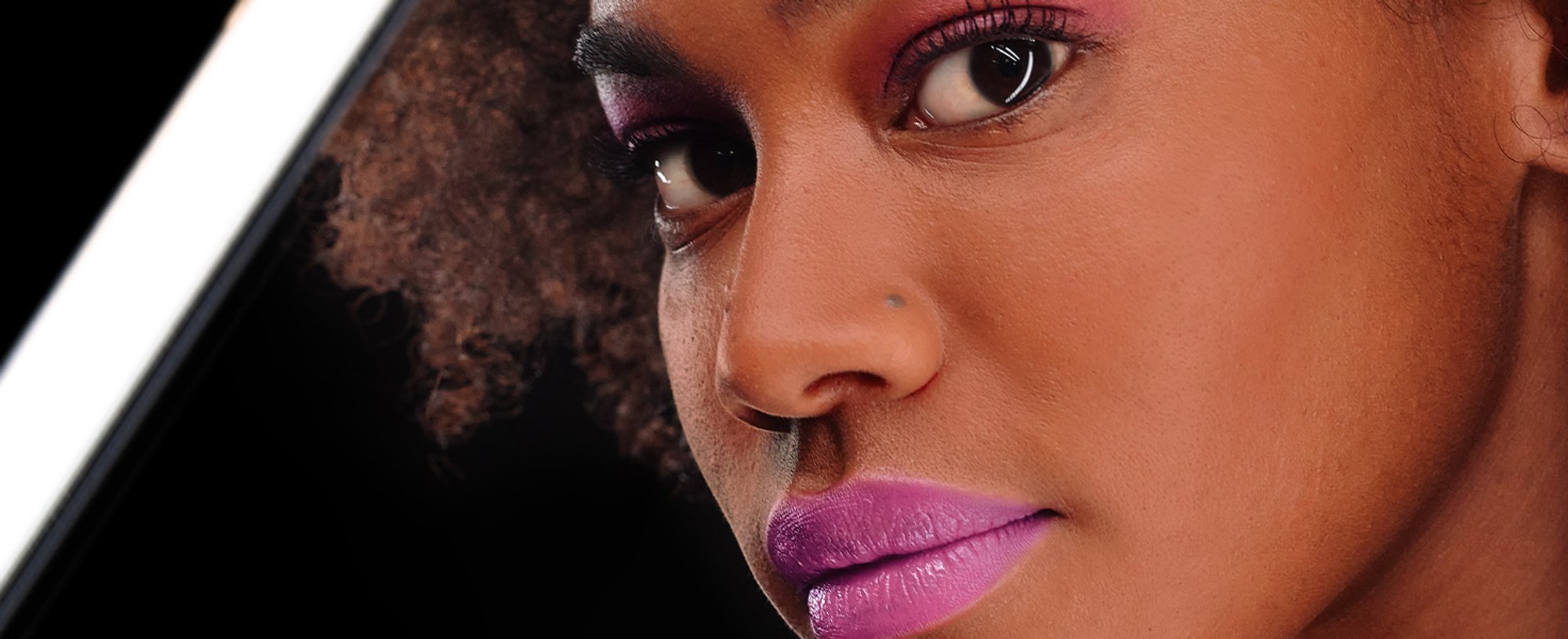 Maquillaje Morado Loreal