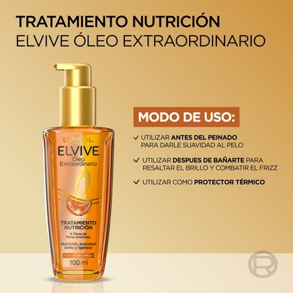 L'Oréal Paris tratamiento en aceite para cabello Óleo Extraordinario de Elvive franquicia
