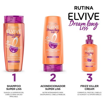 L'Oréal Paris acondicionador Dream Long Liss de Elvive rutina