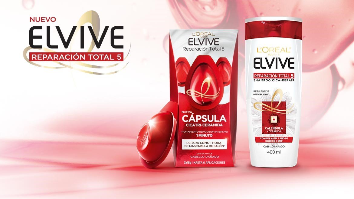 linea de productos reparacion total 5 de elvive