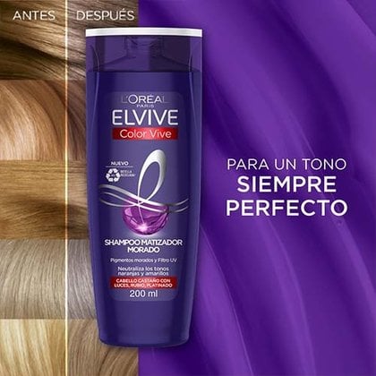 Elvive Color Vive Matizador Morado rubio perfecto