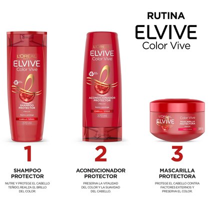 L'Oréal Paris shampoo Color Vive de Elvive rutina