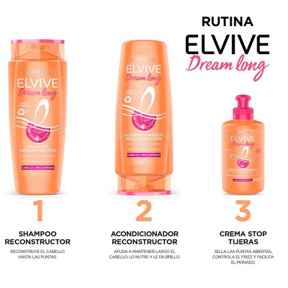 L'Oréal Paris mascarilla para cabello Dream Long de Elvive rutina