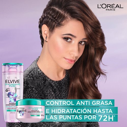 Control anti grasa Elvive Hialurónico Pure