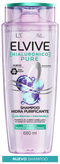 Shampoo Elvive morado hialurónico pure
