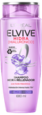 Shampoo Elvive morado con ácido hialurónico