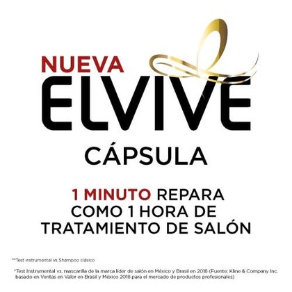 L'Oréal Paris Cápsula Reparación Total 5 de Elvive claim