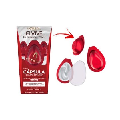 L'Oréal Paris Cápsula Reparación Total 5 de Elvive 3 capsulas