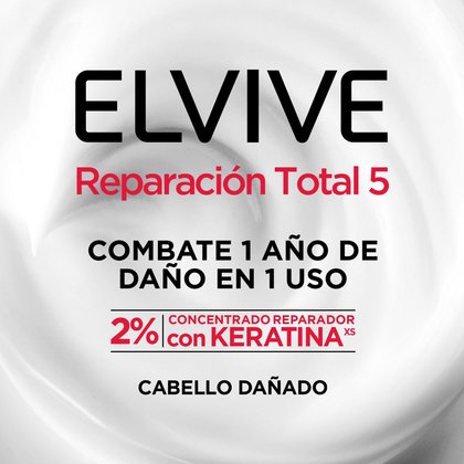 L'Oréal Paris shampoo Reparación Total 5 de Elvive claim