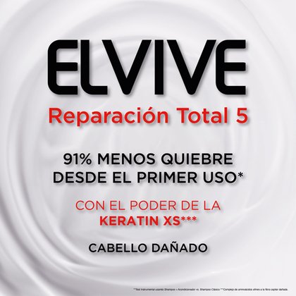 L'Oréal Paris acondicionador Reparación Total 5 de Elvive claim