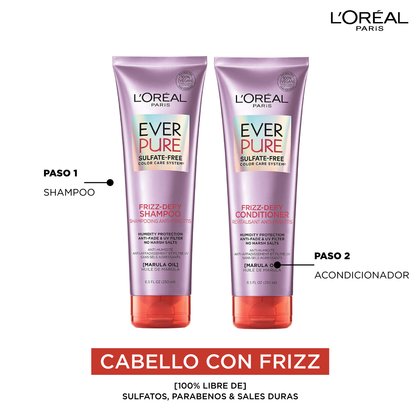 Loreal EverPure Frizz-Defy Shampoo Rutina