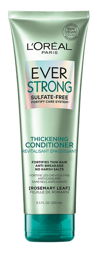 acondicionador de Ever Strong L'Oréal Paris para cabello débil . acondicionador sin sulfatos, acondicionador vegano