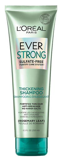 Shampoo de Ever Strong L'Oréal Paris para cabello débil . Shampoo sin sulfatos, shampoo vegano