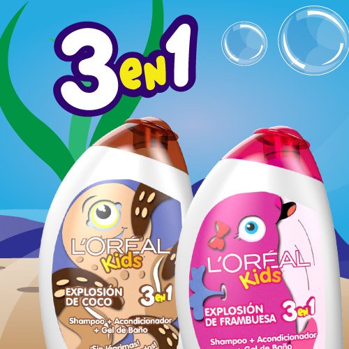 Loreal Kids frambuesa shampoo