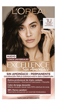 EXCELLENCE SIN AMONIACO 1U NEGRO PACK V3