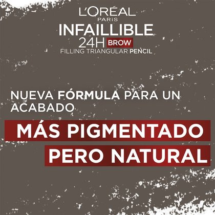 loreal paris infallible brow xpert lapiz para cejas con cepillo tono 3 brunette formula