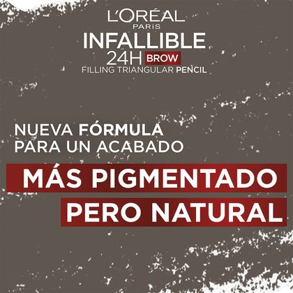 loreal paris infallible brow xpert lapiz para cejas con cepillo tono 6 dark blond formula