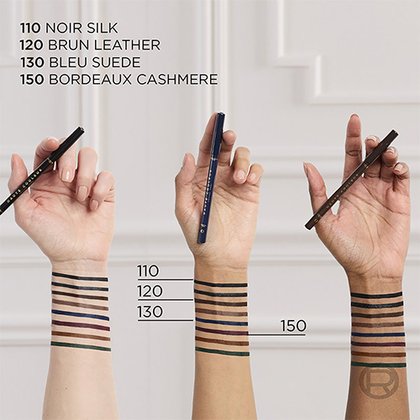 infallible haute couleur delineador de ojos loreal paris tonos swatch