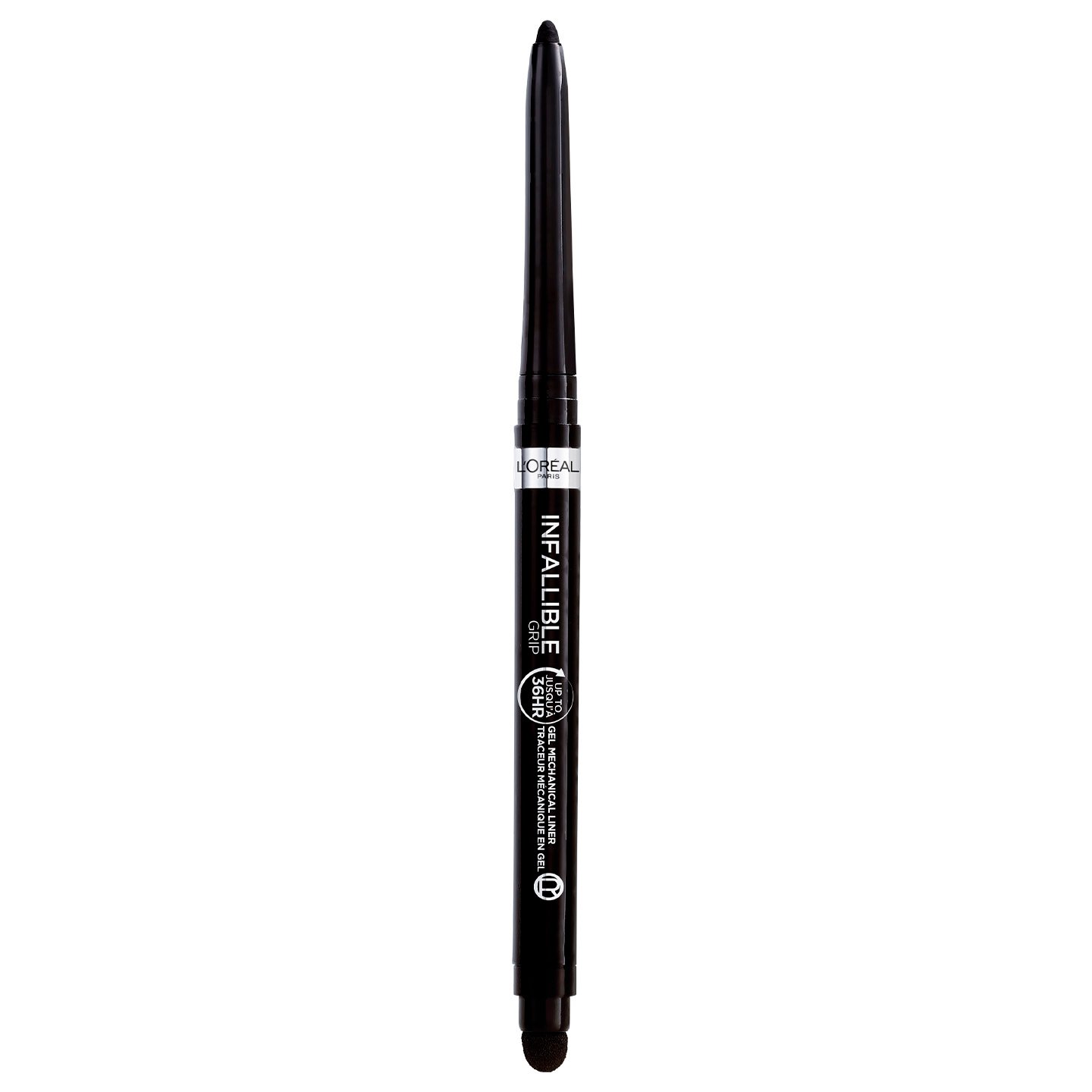Infallible Grip Gel Delineador de Ojos Aplicador Intense black