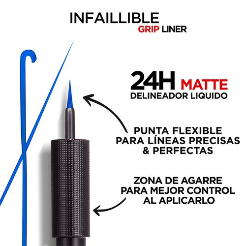 Infallible liquid matte delineador de ojos beneficios azul