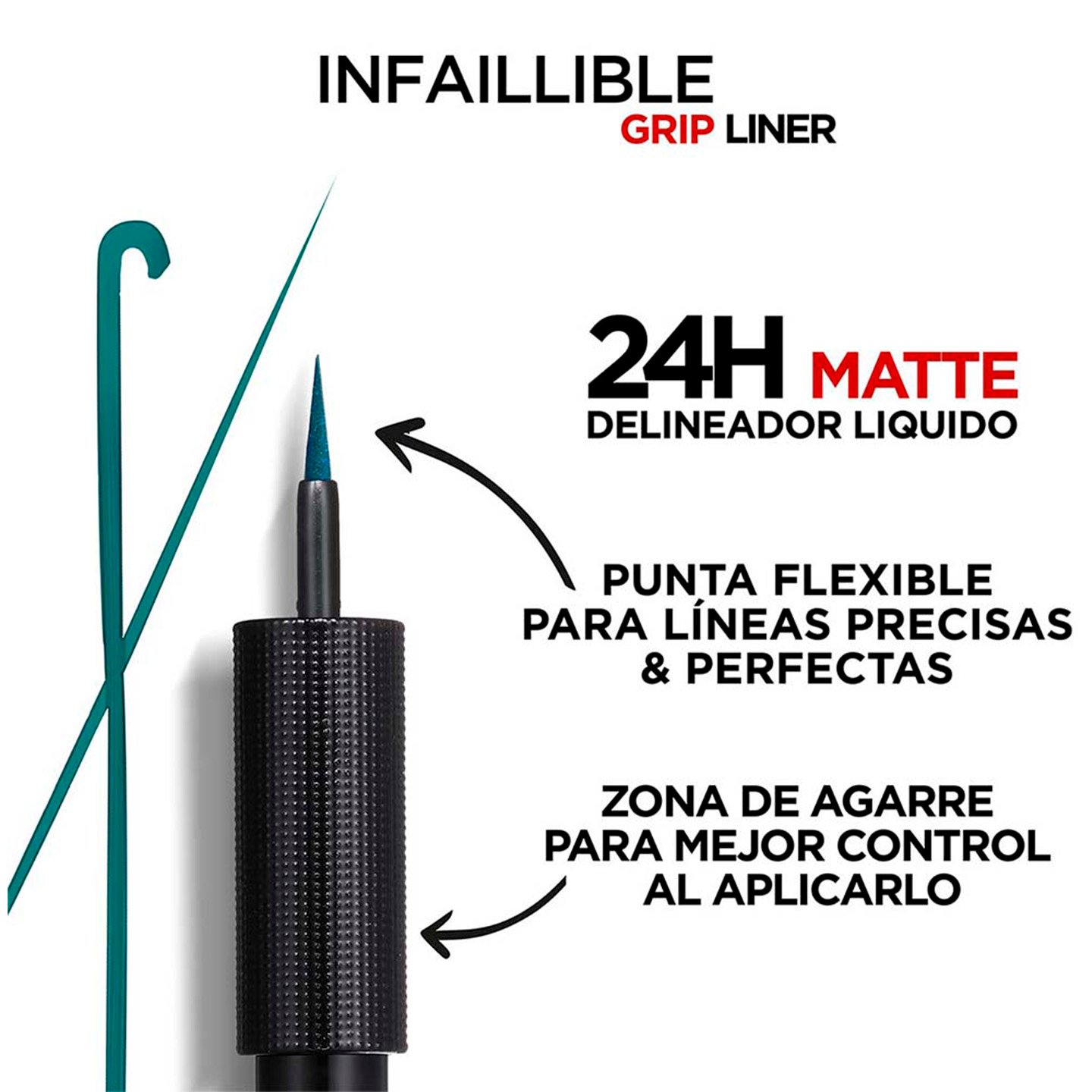 Infallible liquid matte delineador de ojos beneficios verde