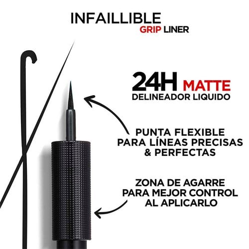 Infallible liquid matte delineador de ojos beneficios negro