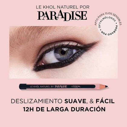 loreal paris Paradise Le Khol delineador beneficios midnight black