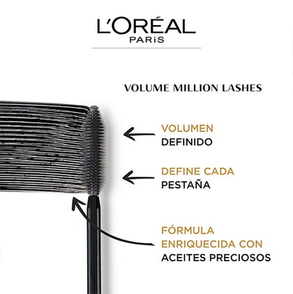 Volume Million Lashes A prueba de agua Aplicación L'Oréal Paris
