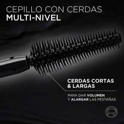 Panorama All Night Black máscara de pestañas L'Oréal Paris Cepillo