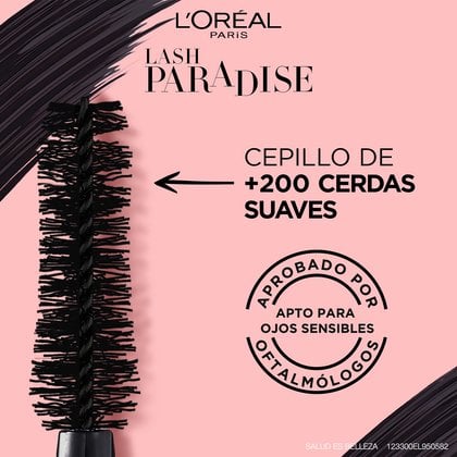 Loreal Paris Lash Paradise Mascara de Pestañas Cepillo