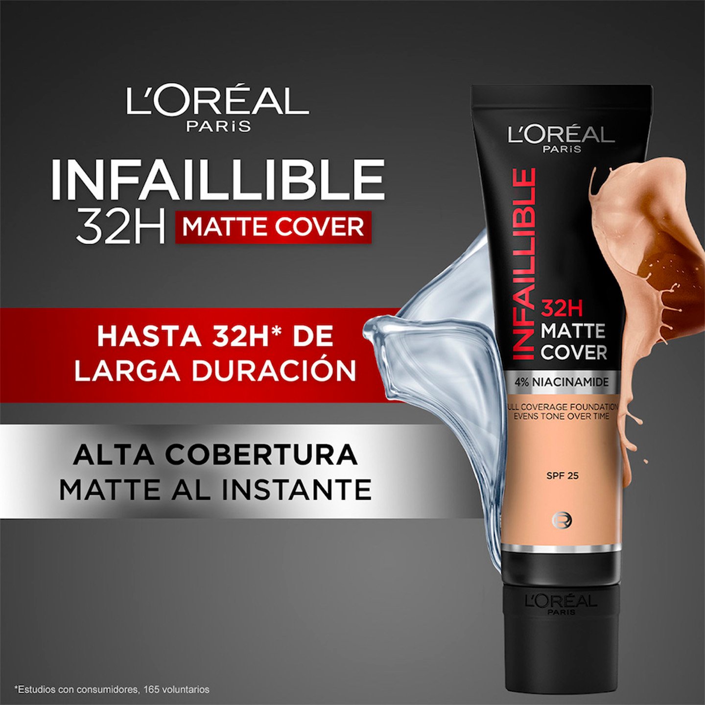 Infallible Matte Cover Loreal Paris Base Maquillaje Mate Beneficio