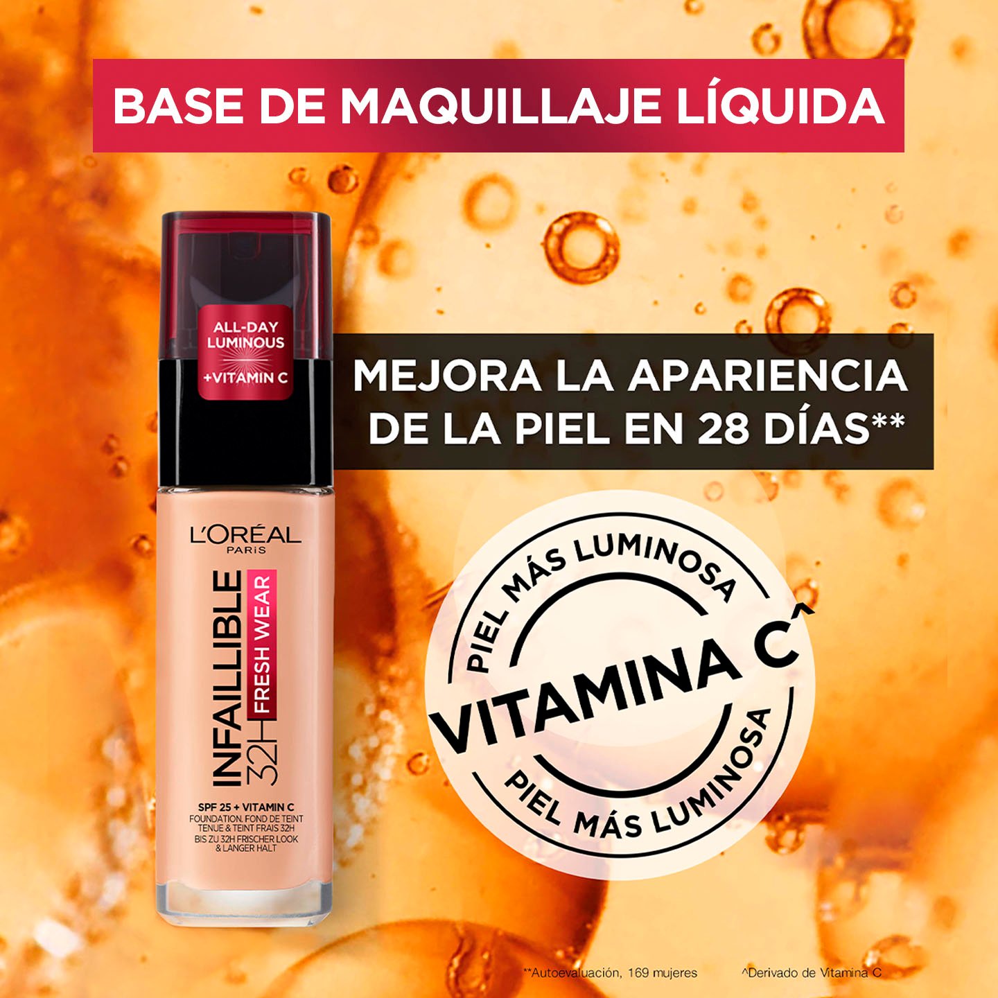 Infallible Base Maquillaje 60 Vitamina C