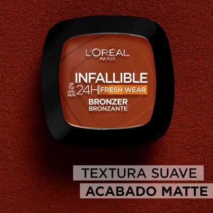 Infallible Bronzer Tono 300 Light Medium Polvo Loreal Paris Acabdo