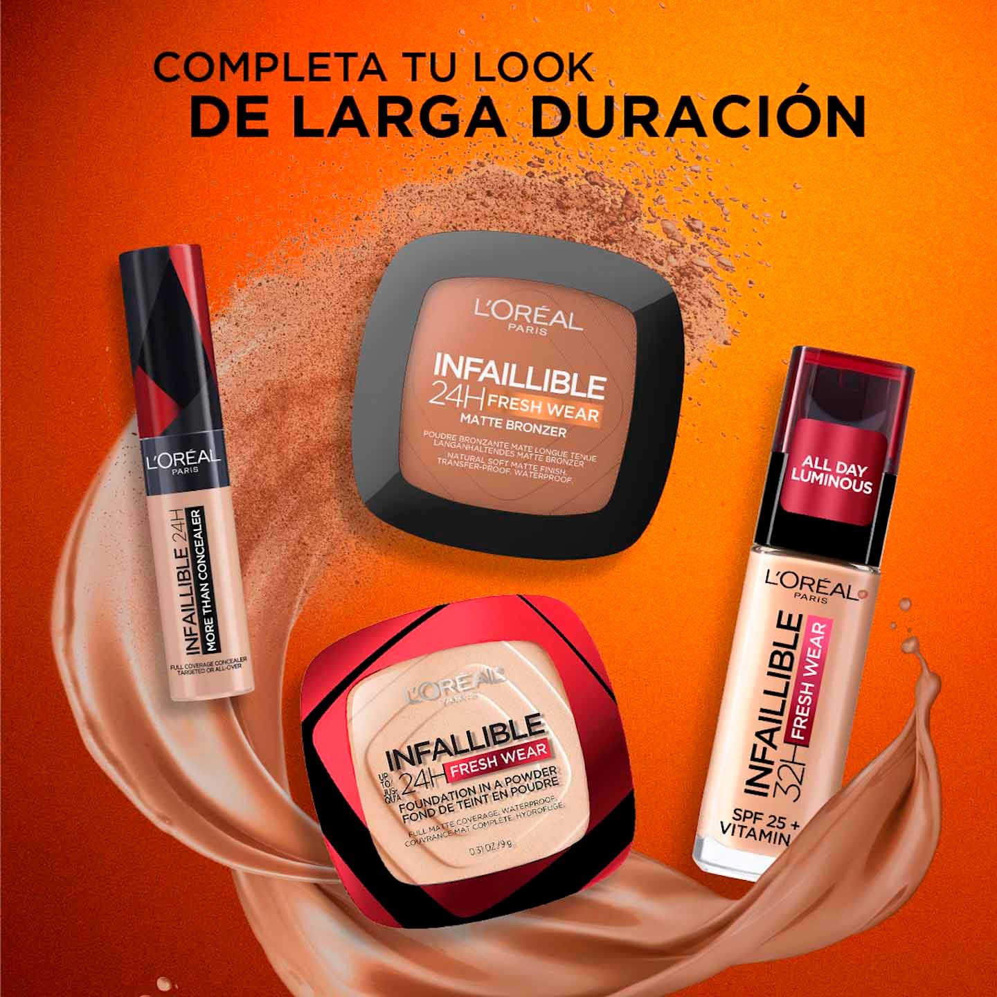 Infallible 24H Freshwear Bronzer 450 Deep Tan L'Oréal Paris