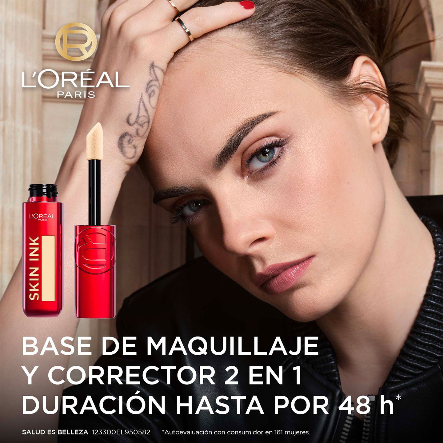 Infallible Skin Ink Base de maquillaje y corrector 2 en 1, tono 20