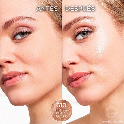 Lumi Glass Iluminador L'Oréal Paris Before and After