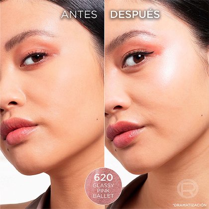 Lumi Glass Iluminador L'Oréal Paris Before and After
