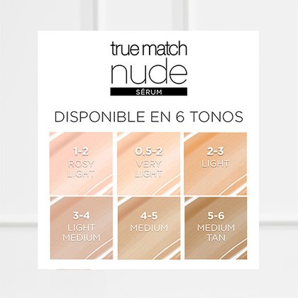 True Match Sérum L'Oréal Paris tonos
