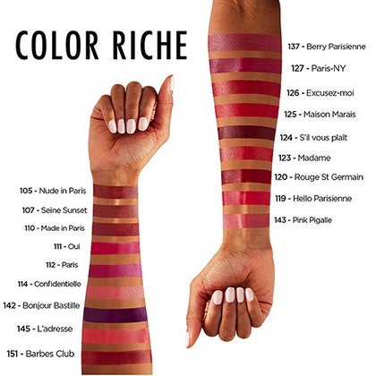 Color Riche Classique 107 Lapiz Labial Tonos