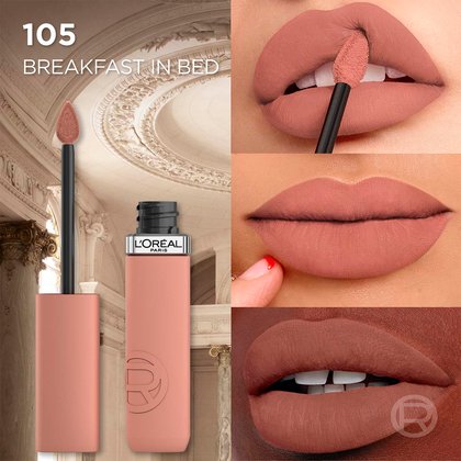 Loreal Paris Le Matte Resistance Labial Liquido Pruebas