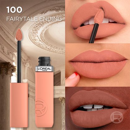 Loreal Paris Le Matte Resistance Labial Liquido Pruebas