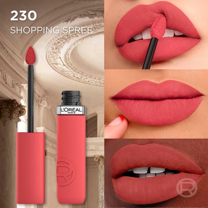 Loreal Paris Le Matte Resistance Labial Liquido Pruebas