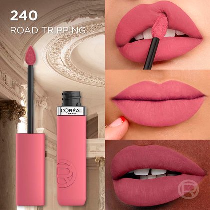 Loreal Paris Le Matte Resistance Labial Liquido Pruebas