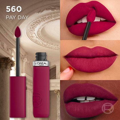 Loreal Paris Le Matte Resistance Labial Liquido Pruebas