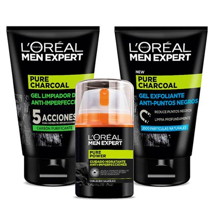 Exfoliante Anti-Imperfecciones Pure Power Men Expert Gama