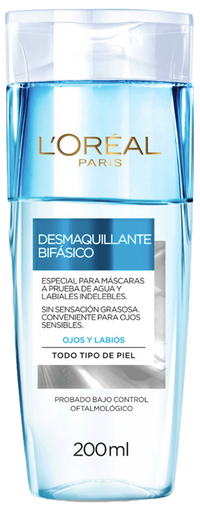 Desmaquillante Bifásico para maquillaje a prueba de agua