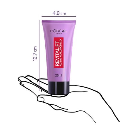 Crema dia acido hialuronico medidas